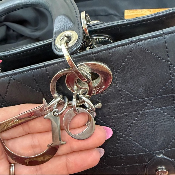 Christian Dior Black Cannage Lady Dior East West - Picture 3 of 14